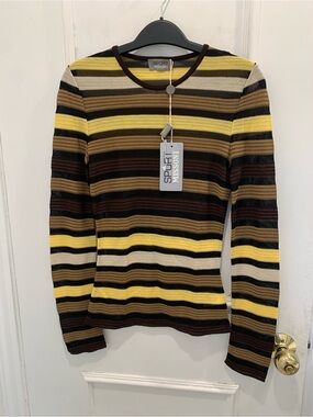 NWT Missoni Sport long sleeve crewneck sweater. Size 42 (6 U.S.)